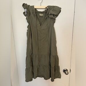 Knox Rose olive green mini dress